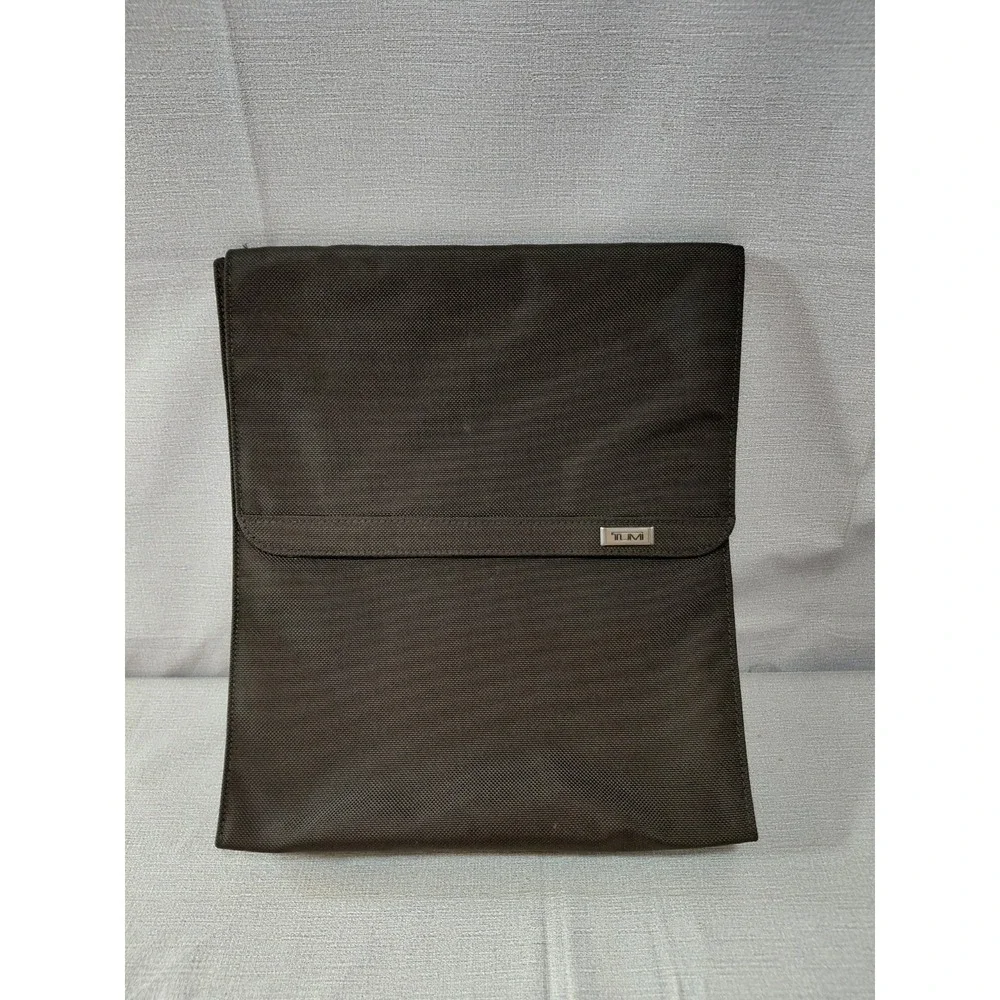 Tumi Alpha Ballistic Nylon Document Sleeve Portfolio Black Ipad Folio Travel